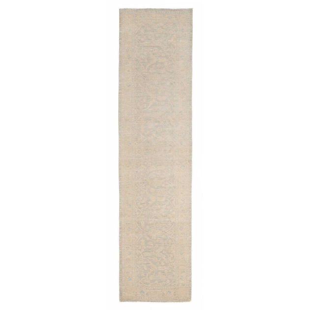 2.6 x 9.9 ft Hand Knotted Oushak Runner