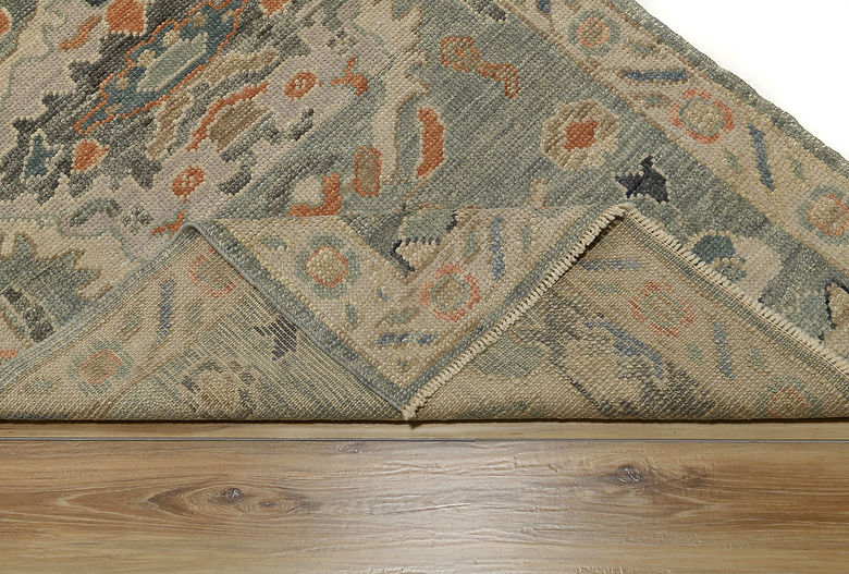 3 x 5.5 ft Hand Knotted Oushak Rug