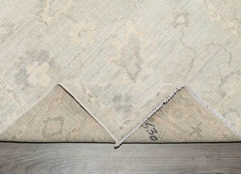 3.4 x 4.8 ft Hand Knotted Oushak Rug