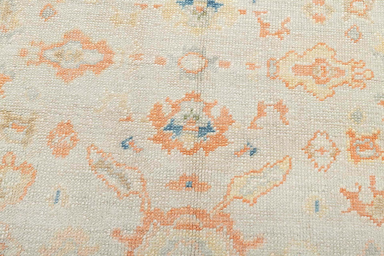 5.1 x 6.11 ft Hand Knotted Oushak Rug