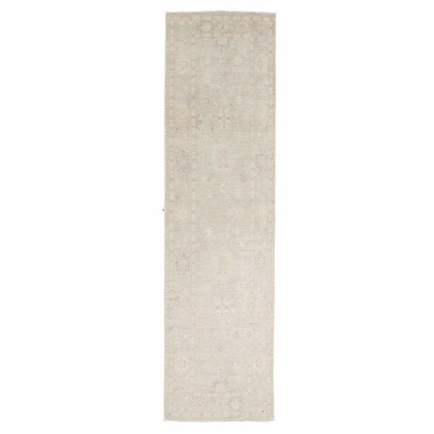 2.7 x 9.4 ft Hand Knotted Oushak Runner