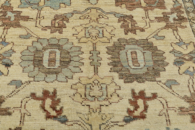 6.9 x 10.8 ft Hand Knotted Oushak Rug
