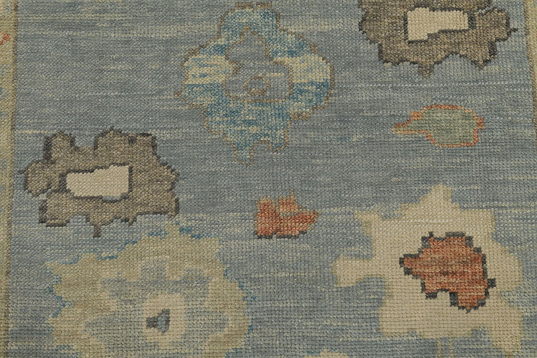 5 x 7.1 ft Hand Knotted Oushak Rug