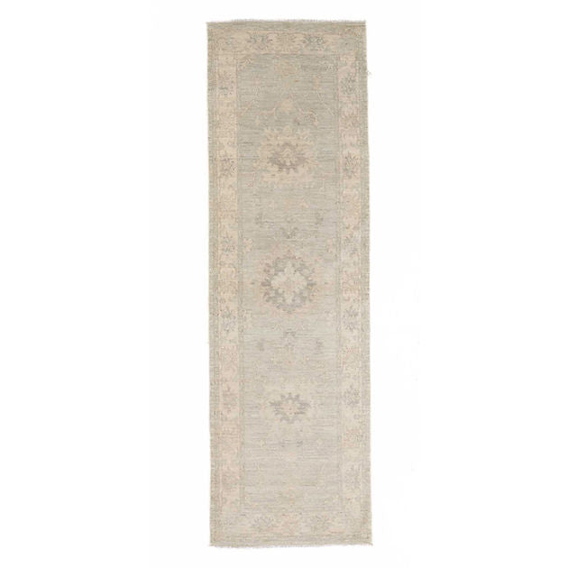 2.10 x 9 ft Hand Knotted Oushak Runner