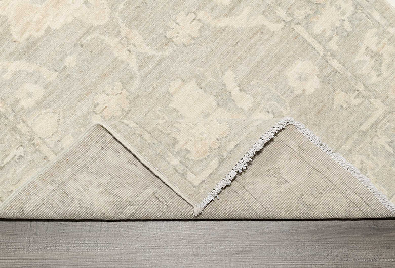 2.8 x 9.7 ft Hand Knotted Oushak Runner