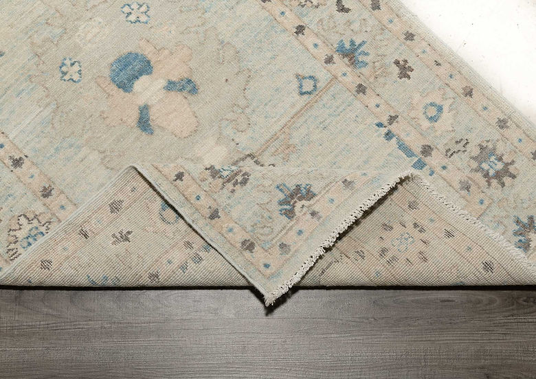 2.10 x 8 ft Hand Knotted Oushak Runner
