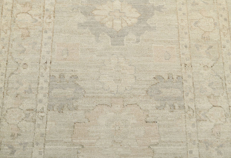 2.10 x 4.2 ft Hand Knotted Oushak Rug