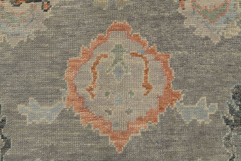 6.2 x 9.7 ft Hand Knotted Oushak Rug