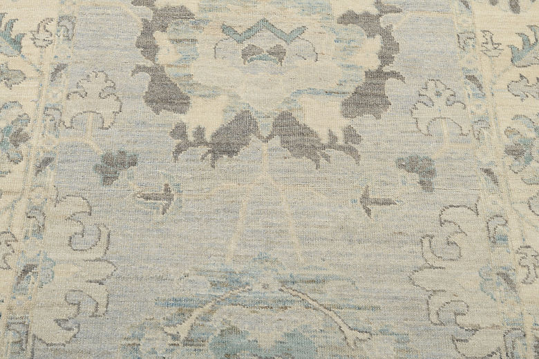 3.11 x 5.10 ft Hand Knotted Oushak Rug