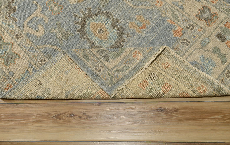 2.8 x 9.7 ft Hand Knotted Oushak Runner