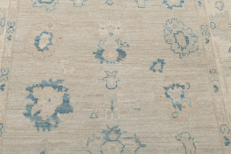 3.11 x 6.3 ft Hand Knotted Oushak Rug