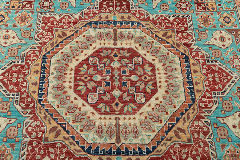 5.4 x 8.2 ft Hand Knotted Mamlook Rug
