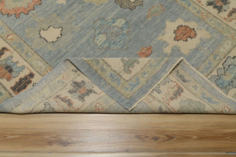 5 x 7.1 ft Hand Knotted Oushak Rug