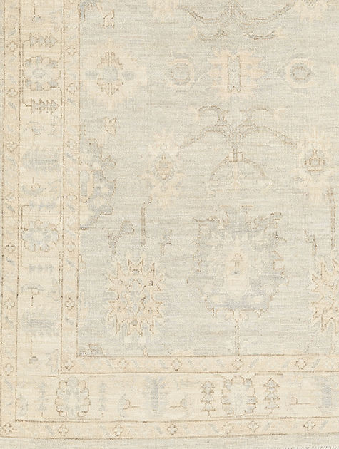 4 x 6 ft Hand Knotted Oushak Rug