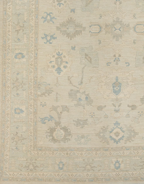 8.11 x 11.8 ft Hand Knotted Chobi Rug