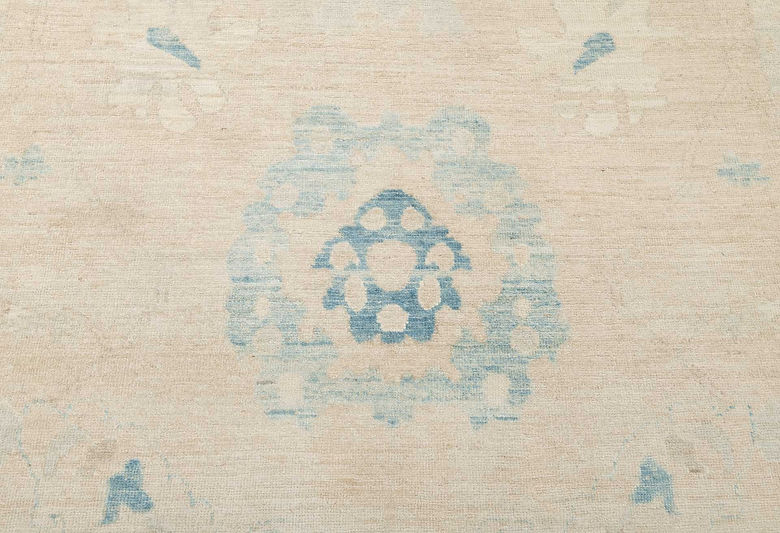 6.1 x 8.9 ft Hand Knotted Oushak Rug