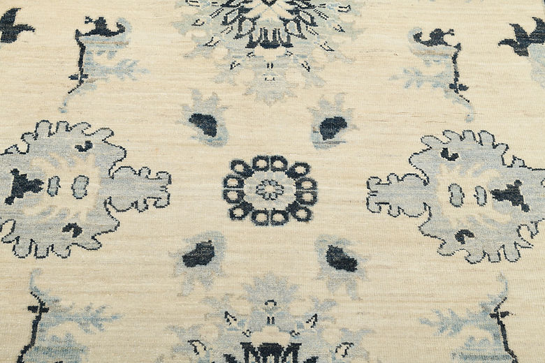 6.2 x 9.1 ft Hand Knotted Oushak Rug