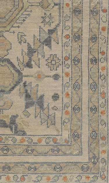 4.3 x 7.1 ft Hand Knotted Oushak Rug