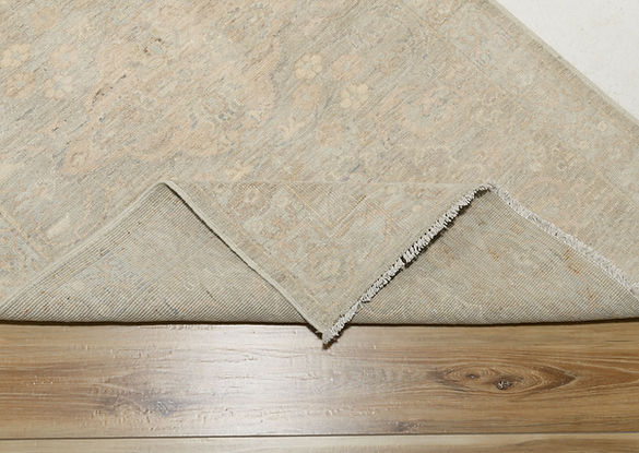 2.7 x 9.5 ft Hand Knotted Oushak Runner