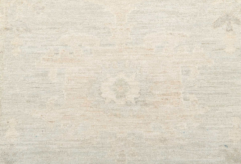 3.4 x 9.10 ft Hand Knotted Oushak Runner