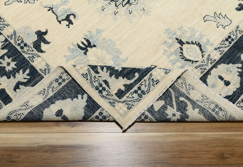 6.2 x 9.1 ft Hand Knotted Oushak Rug