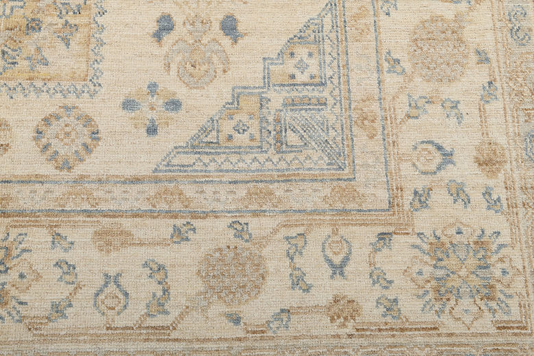 6 x 9 ft Hand Knotted Oushak Rug
