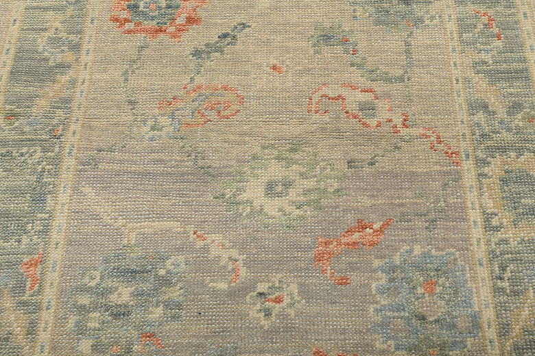 3.3 x 5.1 ft Hand Knotted Oushak Rug