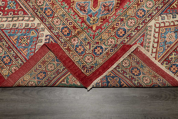 11.11 x 15.8 ft Hand Knotted Fine Kazak Rug