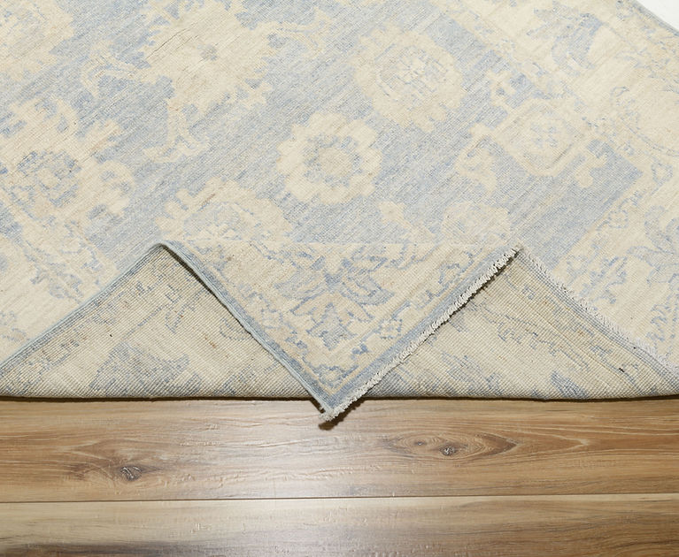 4 x 5.10 ft Hand Knotted Oushak Rug