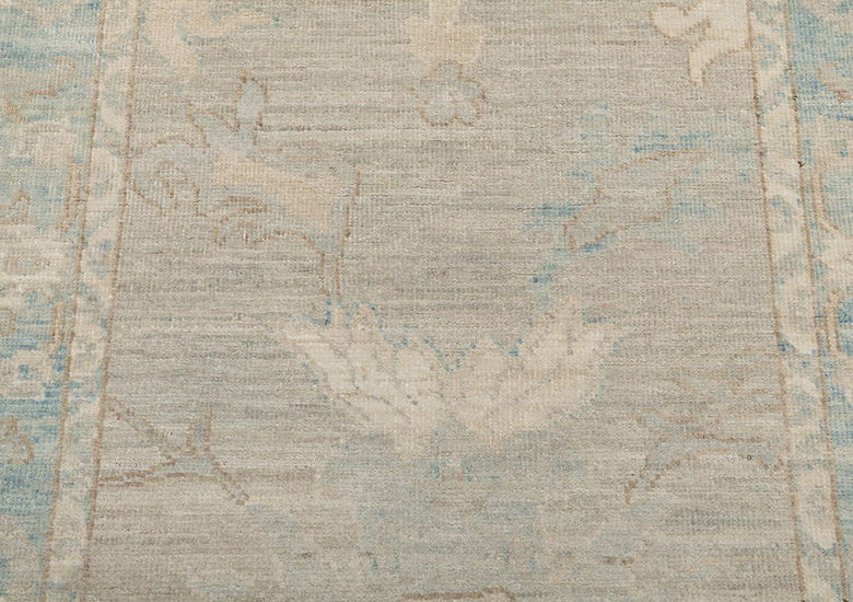 3.1 x 4.9 ft Hand Knotted Oushak Rug
