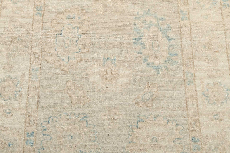 2.7 x 8.2 ft Hand Knotted Oushak Runner