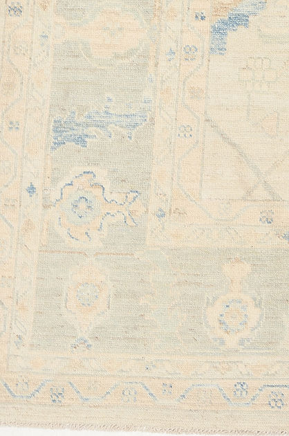 8.7 x 11.6 ft Hand Knotted Oushak Rug