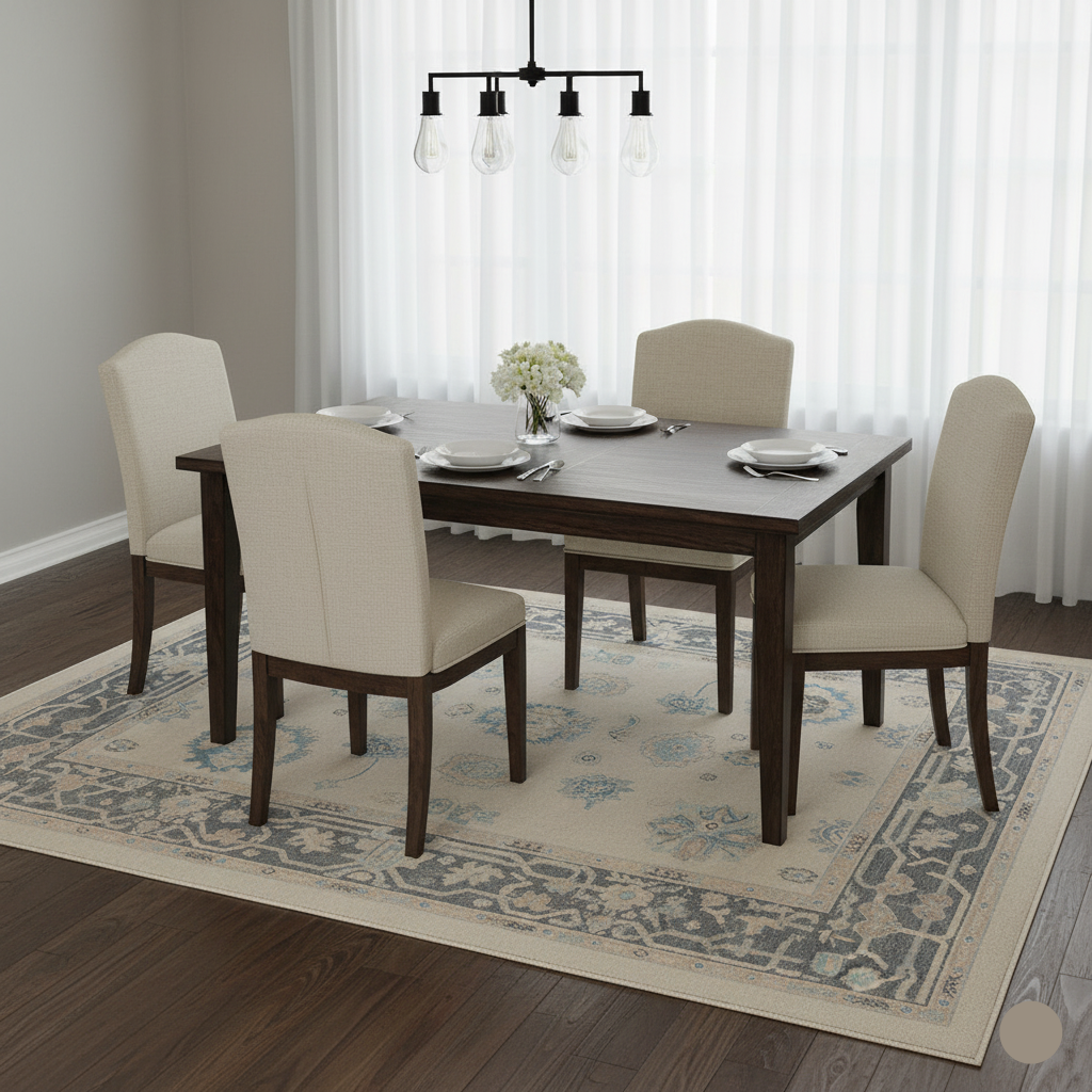 6.1 x 8.7 ft Hand Knotted Oushak Rug