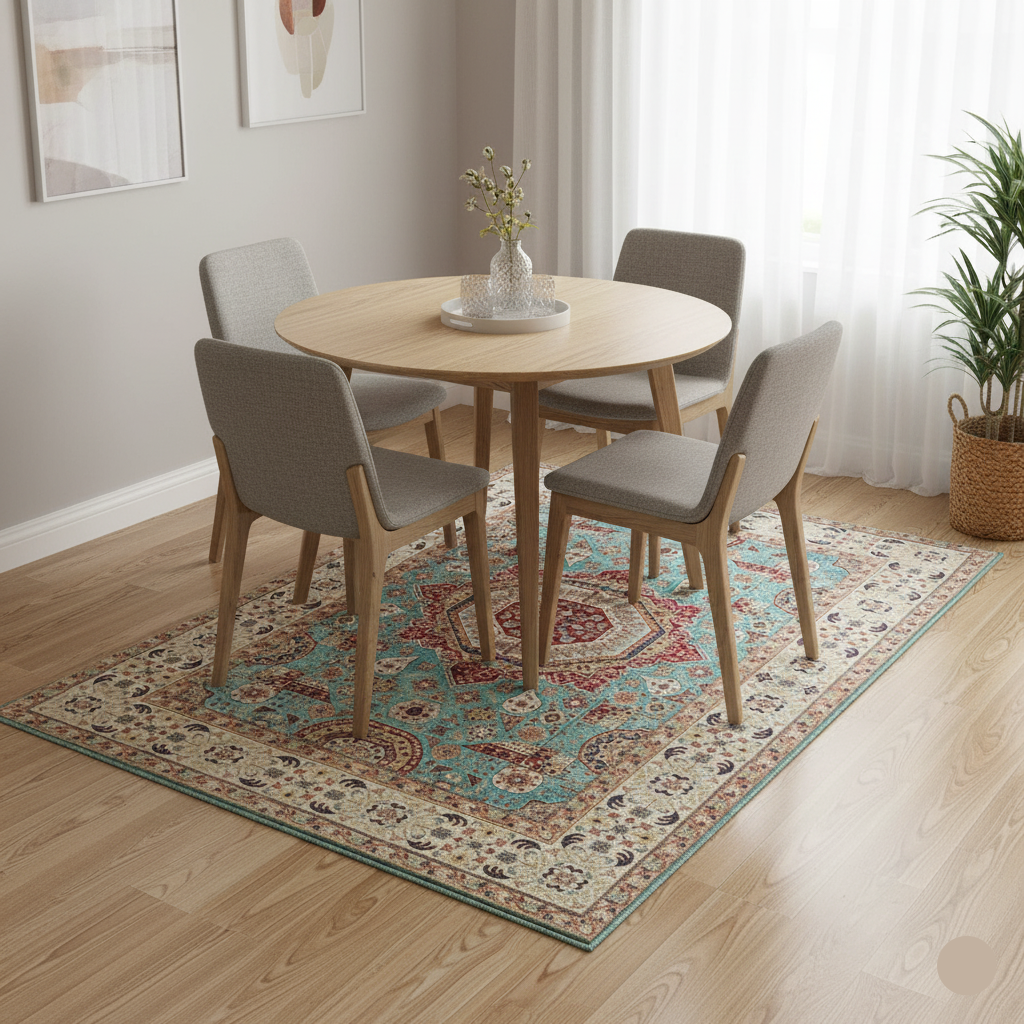 5.4 x 8.2 ft Hand Knotted Mamlook Rug