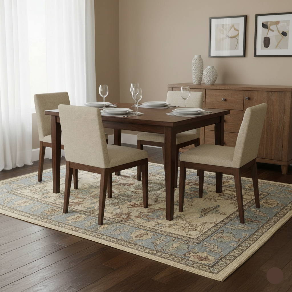 6.9 x 10.8 ft Hand Knotted Oushak Rug
