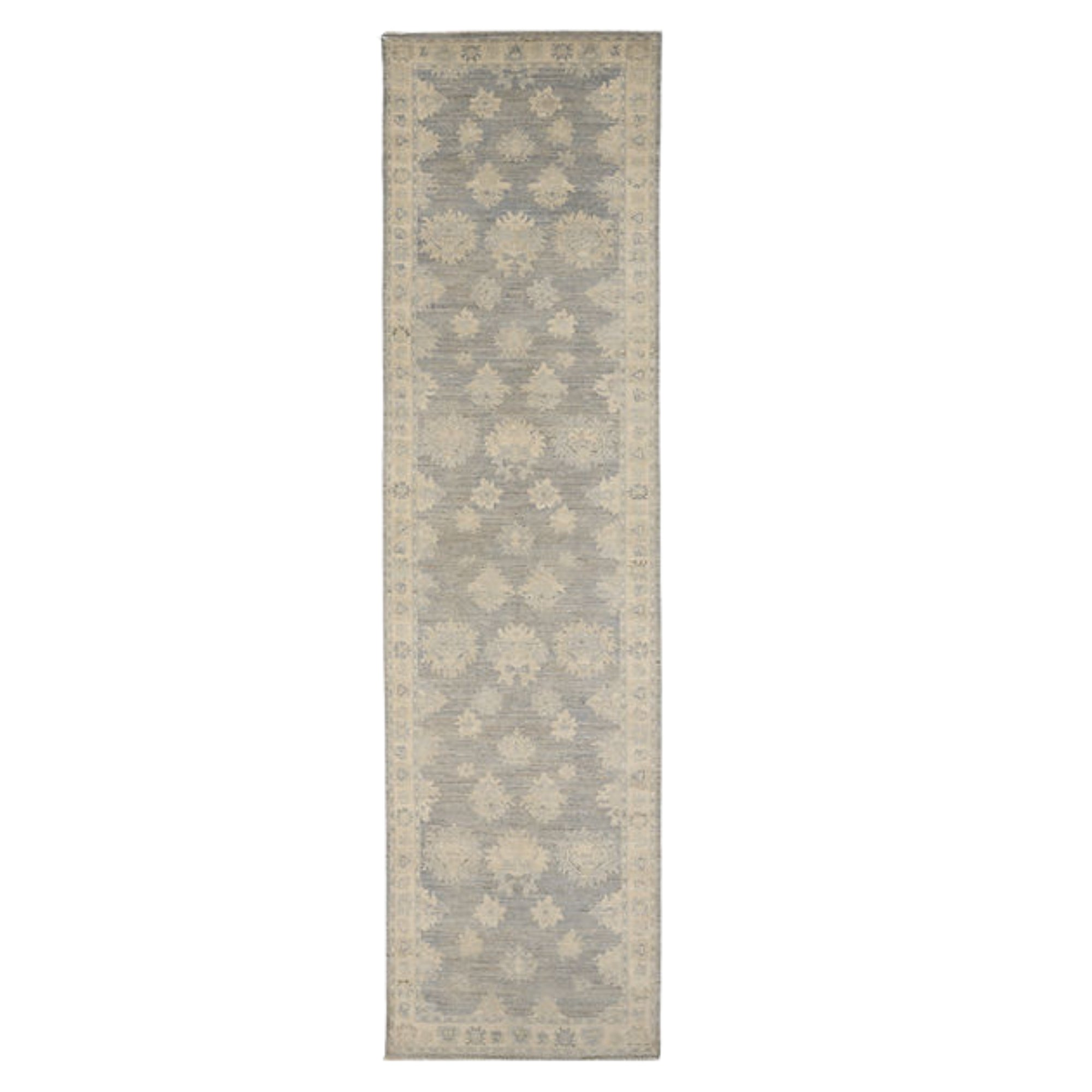 4 x 15.9 ft Hand Knotted Oushak Runner