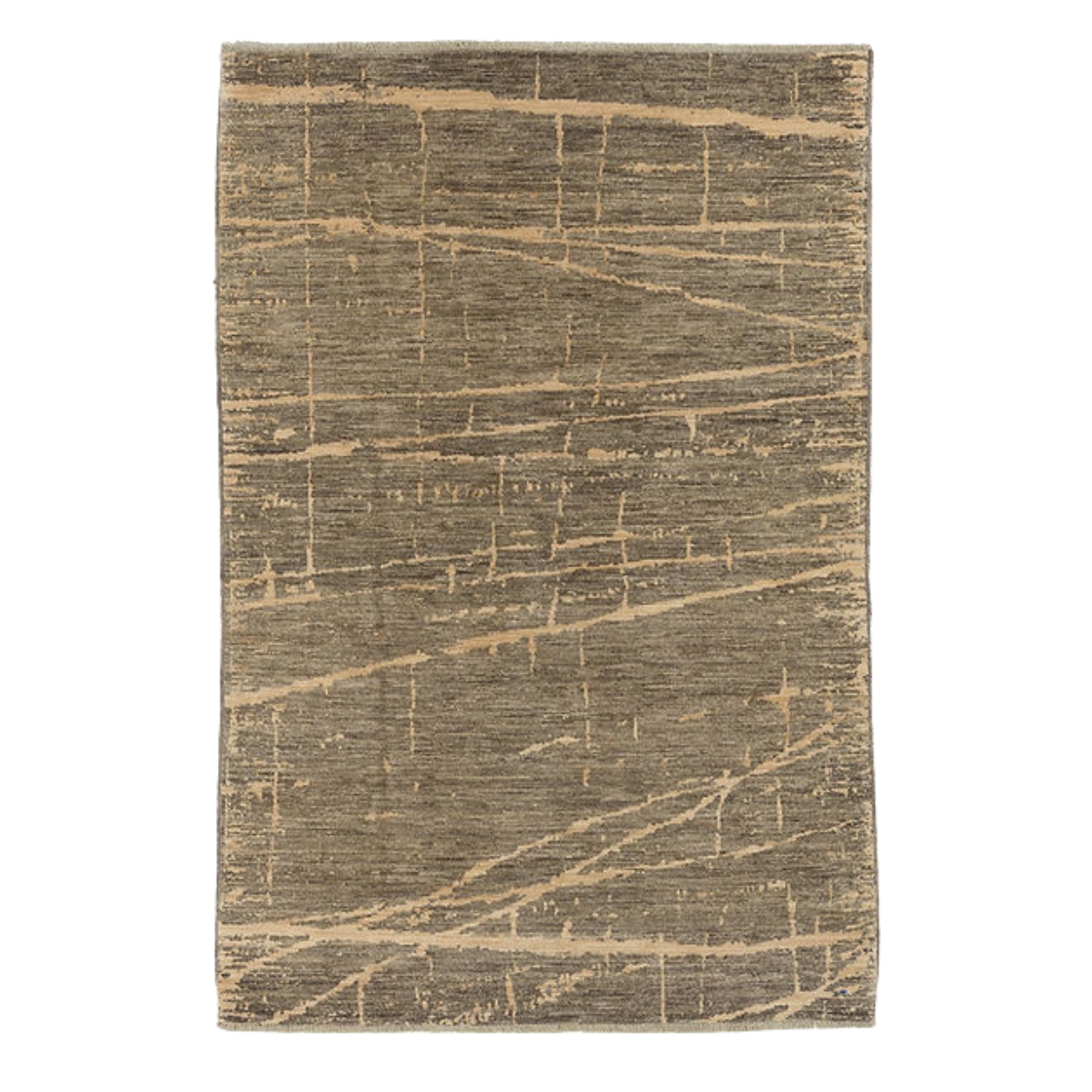 3.11 x 5.11 ft Hand Knotted Modern Rug