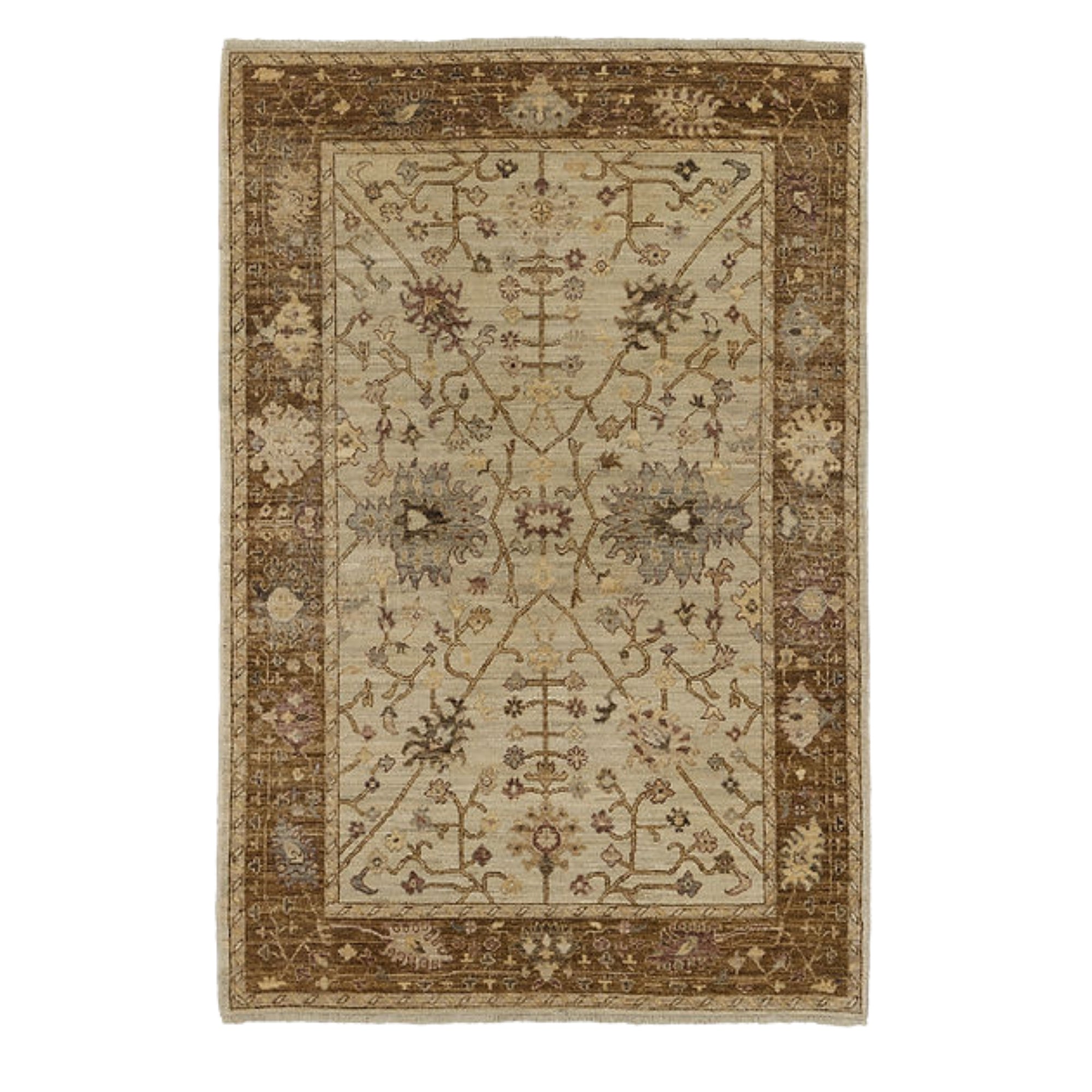 4 x 6 ft Hand Knotted Sultanabad Rug