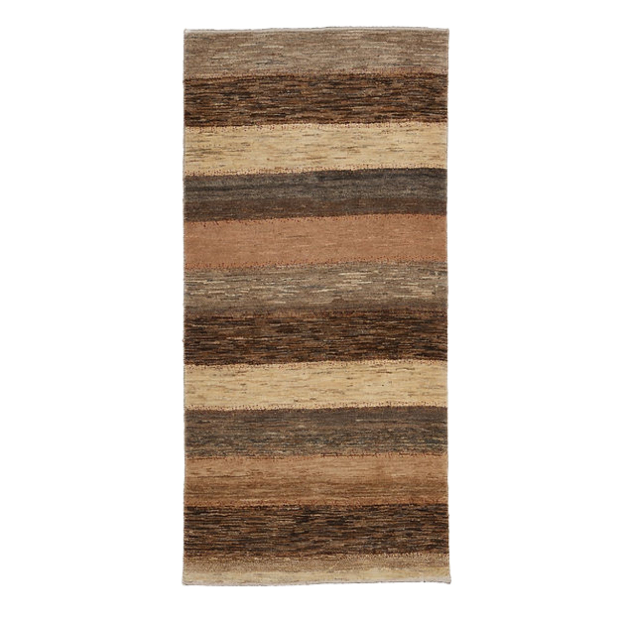 2.11 x 6 ft Hand Knotted Gabbeh Rug