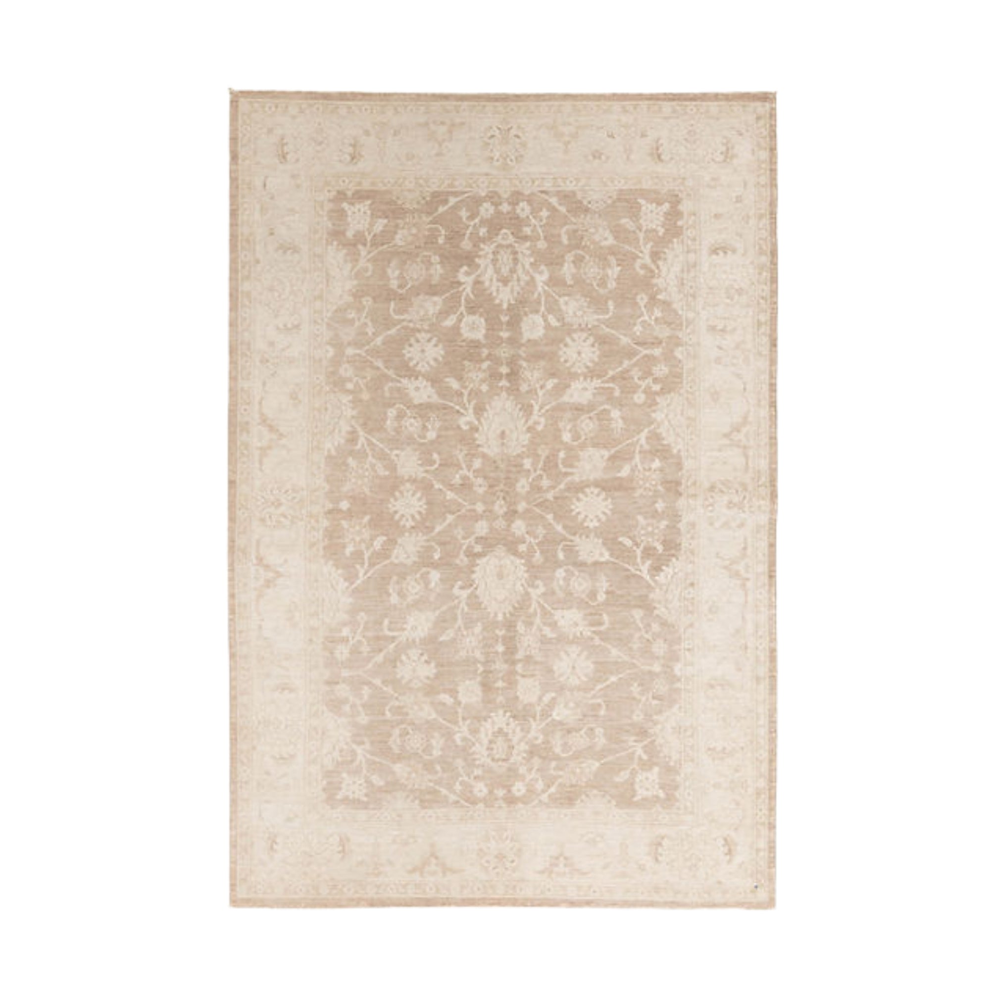 6.1 x 9.1 ft Hand Knotted Oushak Rug