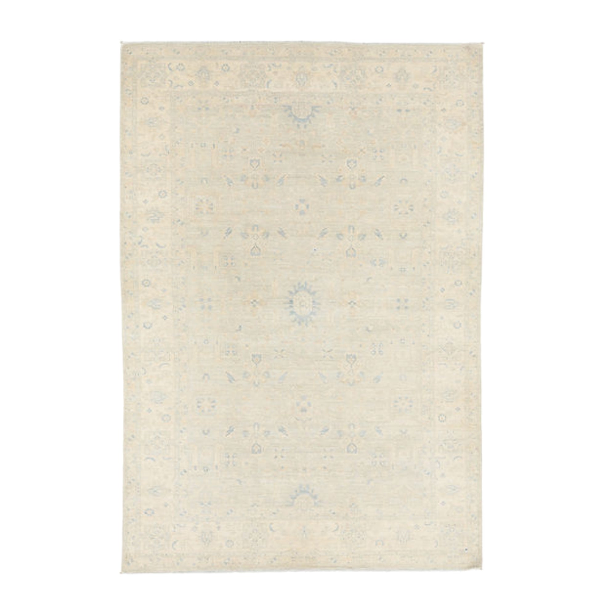 6 x 8.11 ft Hand Knotted Chobi Rug