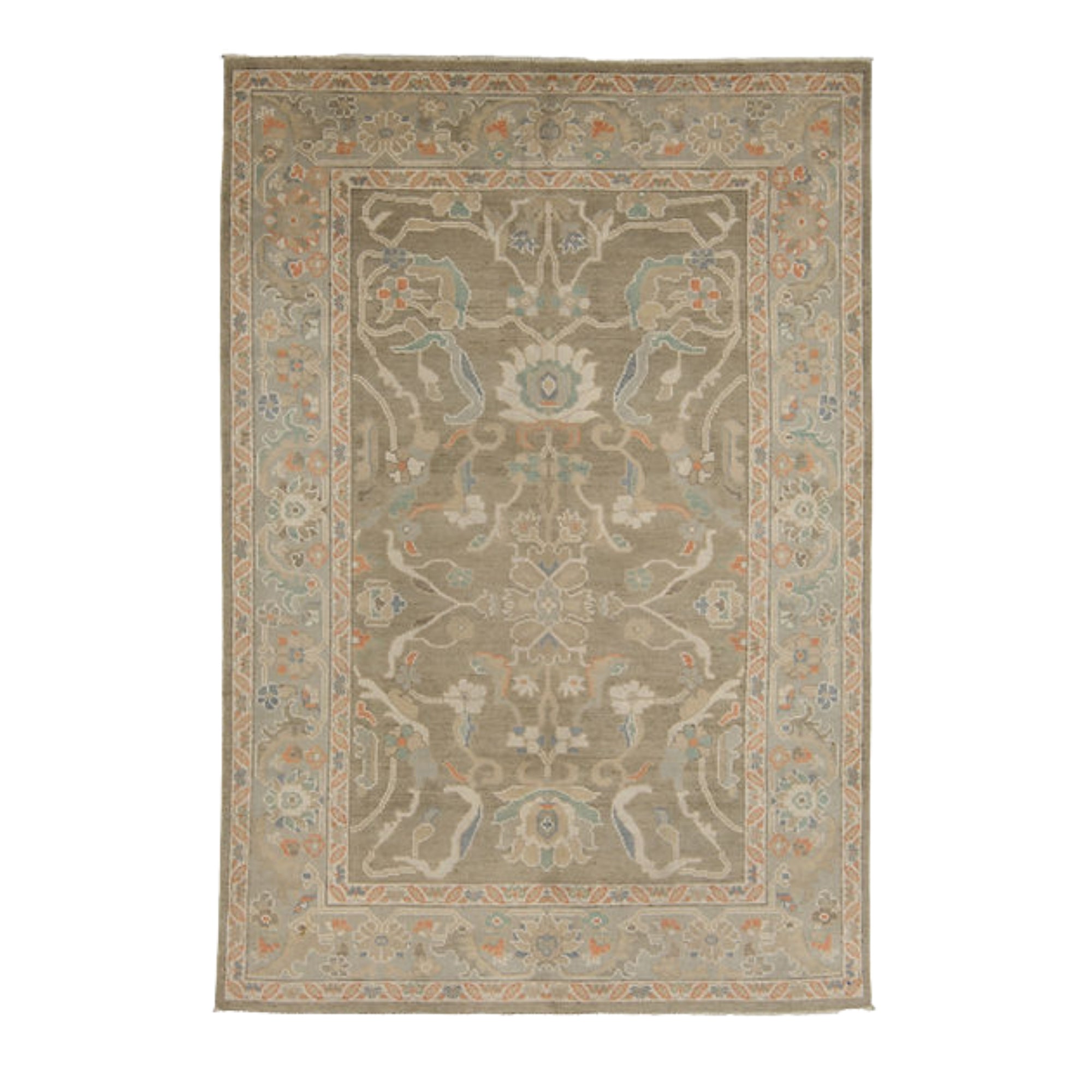 5.11 x 8.11 ft Hand Knotted Sultanabad Rug