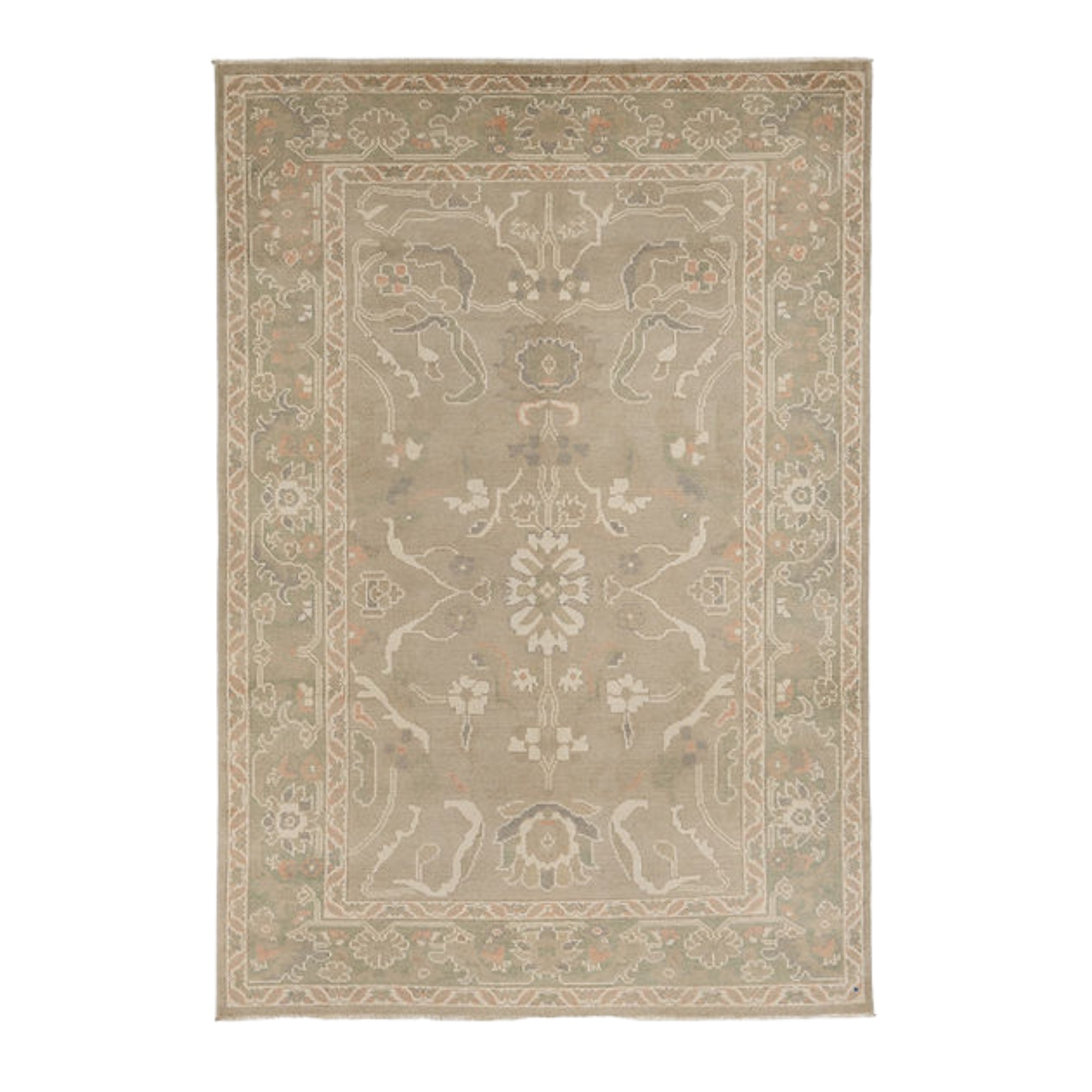6 x 8.11 ft Hand Knotted Sultanabad Rug