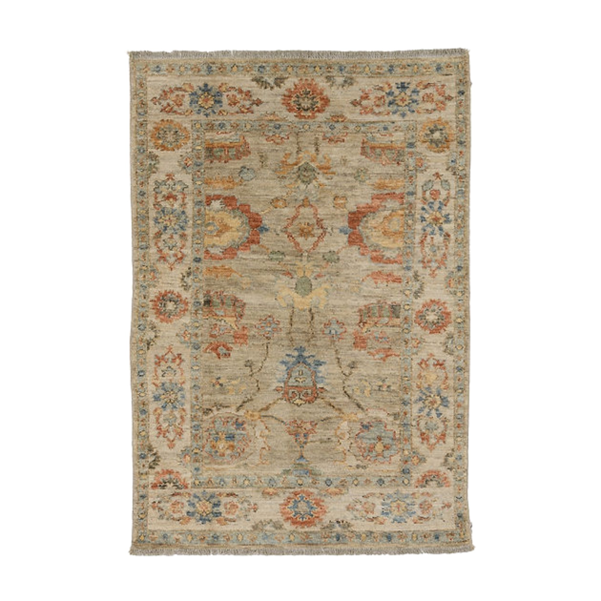 3.10 x 5.8 ft Hand Knotted Sultanabad Rug
