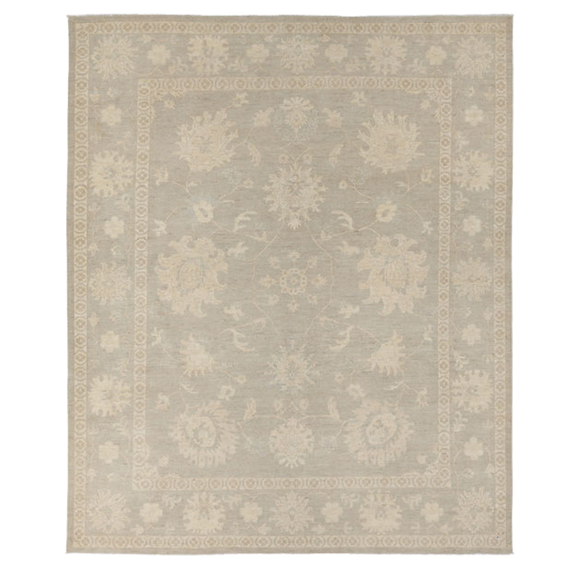 8.2 x 9.11 ft Hand Knotted Oushak Rug