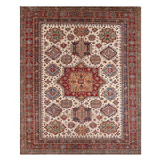 12.2 x 14.11 ft Hand Knotted Fine Kazak Rug