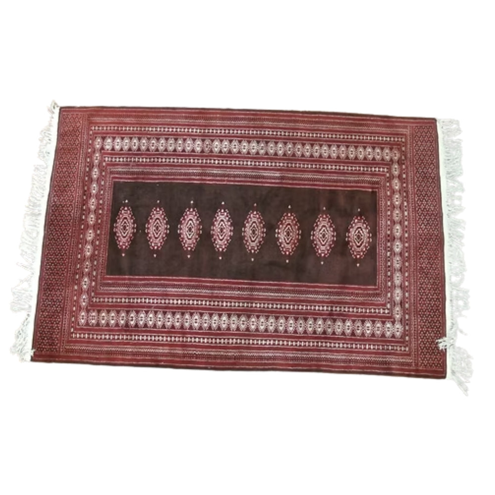 4 x 6 ft Hand Knotted Bokhara Rug