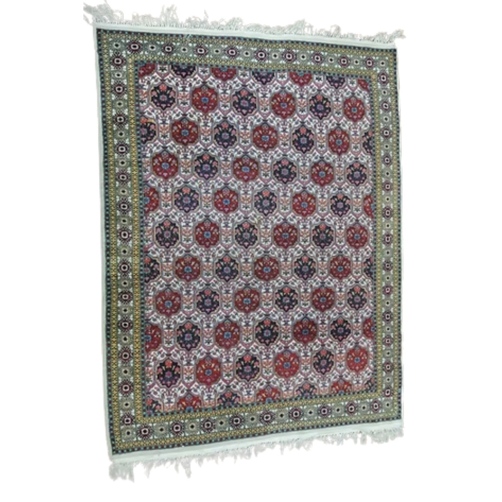 4.6 x 5.9 ft Hand Knotted Pakistani Bokhara Rug