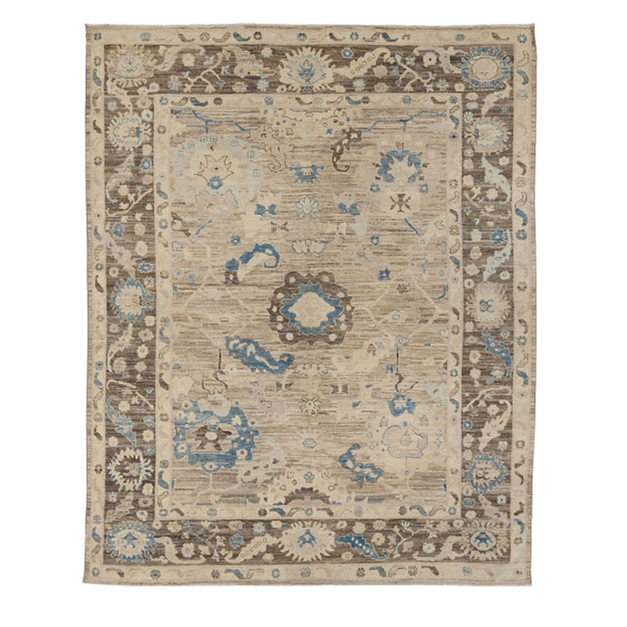 8.2 x 10.4 ft Hand Knotted Oushak Rug