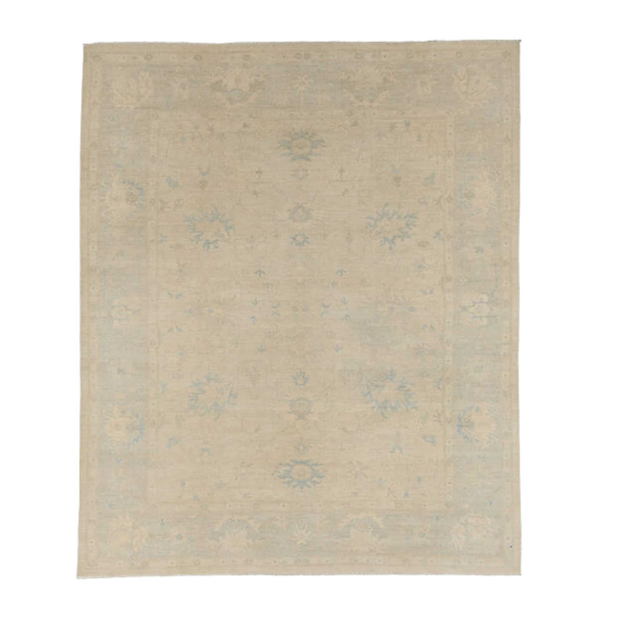 8.2 x 9.10 ft Hand Knotted Oushak Rug